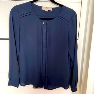 Navy blouse